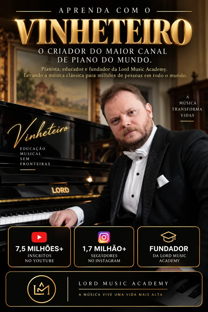 Aprenda com o Vinheteiro - O criador do maior canal de piano do mundo